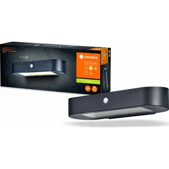 Venkovní osvětlení Venkovní nástěnné svítidlo Ledvance černé, integrovaný LED zdroj 6 W