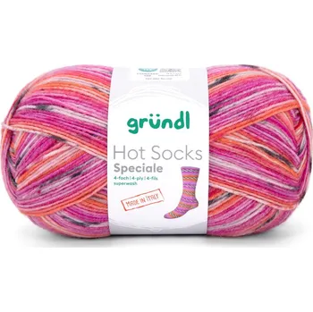 Příze Příze Gründl Hot Socks Speciale 4-fach 01