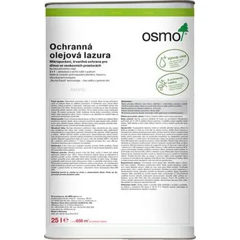 Stavební chemie Osmo 903 Ochranná olejová lazura, Basalt.šeď 25 l