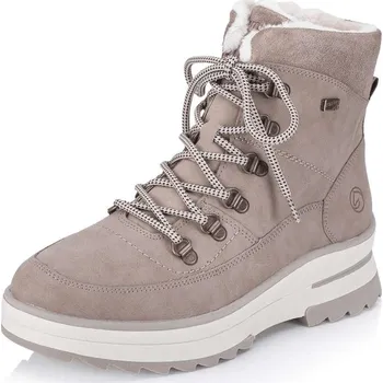 Dámské kozačky Rieker Dámská kotníková obuv REMONTE D2B74-20 béžová W5 45