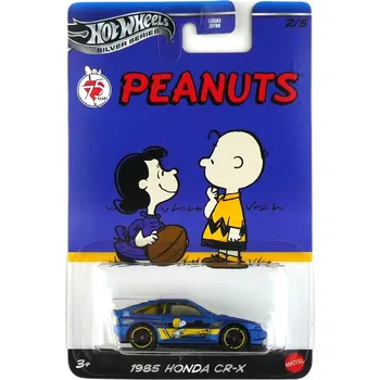 Hračka Hot Wheels Silver Series Peanuts 75 Years 1985 Honda CR-X