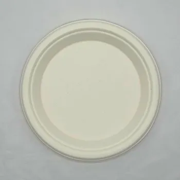 Jednorázové nádobí Wepack Bio talíř z cukrové třtiny O23cm kulatý 10 bal x 50 ks