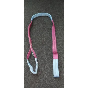 Upínací popruh Odtahové vozy BEST MAXX Plochý pás s oky 1,5m/1t s ochranou uprostřed