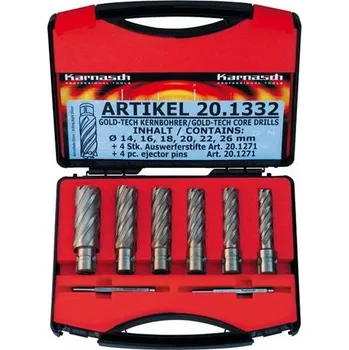 BOW Sada jádrových vrtáků Karnasch (gold-Line 55), 38720.1332