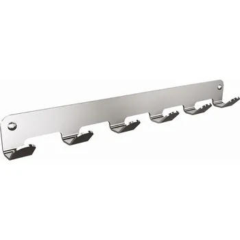 Věšák Tyč s háčky na kolíčky Andex stříbrná