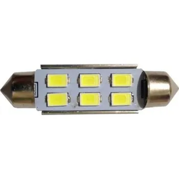 Autožárovka LED K668 SUFIT 39MM, SULFID 12V diodová autožárovka LED, svit bílá, 2W