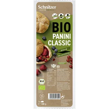 Panini klasik bezlepkové 188g Bio Schnitzer