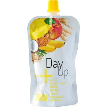 Dezert ovocný jablko, banán, ananas s jogurtem a cereáliemi - kapsička 120 g DAY UP