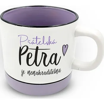 Nekupto Hrnek s potiskem 400 ml pastel - Petra