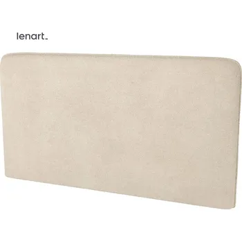 Postel Polstrovaný záhlavník k posteli 160 cm barva béžová boucle