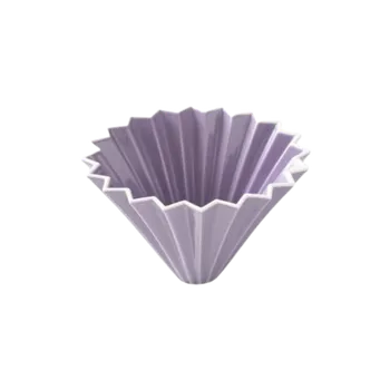 Kávovar Origami keramický dripper M fialový