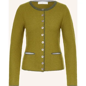 Johann & Johanna Dámská Pletená Kazajka, zelená, 40