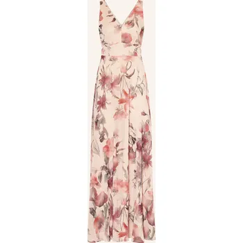 Dámské šaty V By Vera Mont Dámské Večerní Šaty S Průstřihy, krémová /...