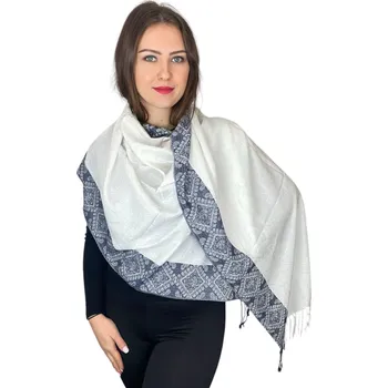 Šála Šál Pašmína - Vivienna - Bílá
