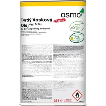 Stavební chemie Osmo 3332 EXPRES Tvrdý voskový olej, 25 l