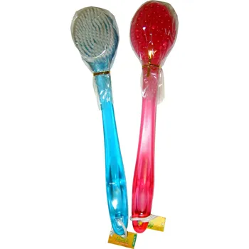 Kartáč koupelový s rukojetí 36cm ABELLA, mix barev