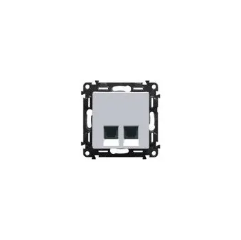 Elektrická zásuvka Zás.VALENA LI 2xRJ45 bí.75C5UB2 LEG GENERI, s.r.o. 07-28-095-52502