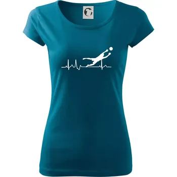 Dámské oblečení Ekg fotbal brankář - Dámské triko Pure - 3XL ( Petrolejová )