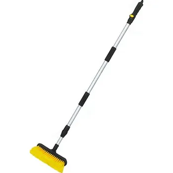 Mycí kartáč na vozidlo Mycí kartáč teleskopický 160cm s hlíníkovou výsuvnou rukojetí