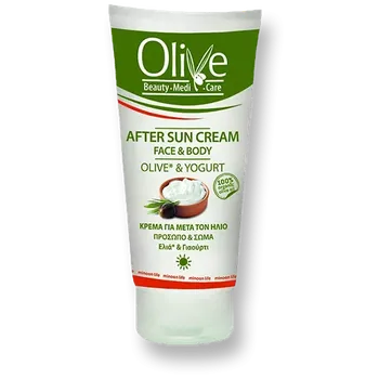 Přípravek po opalování OLIVE Krém po opalování na obličej i tělo Jogurtový 150 ml