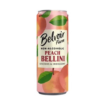 Limonáda Belvoir Farm nealkoholický drink Broskvový Bellini 250ml