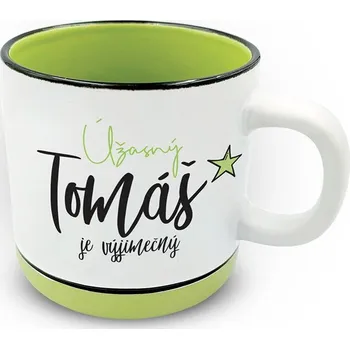 Nekupto Hrnek s potiskem 400 ml pastel - Tomáš