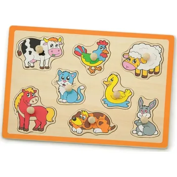 Studo Wood Vkládačka zvířátka z farmy