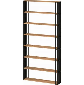 Knihovna Regál S&W Design 104 cm x 212 cm x 24 cm černý