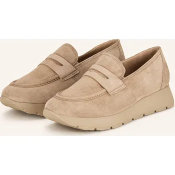 Dámská obuv Paul Green Dámské Mokasíny Typu Penny, béžová, 40,5