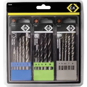 Vrták C.K T3064B 16dílná Univerzální sortiment vrtáků