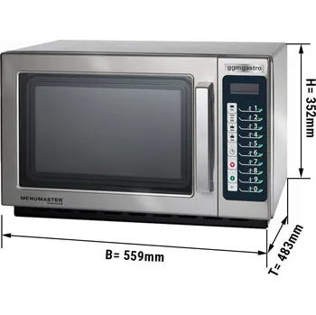 Mikrovlnná trouba G.Gastro Mikrovlnná trouba automatická - 34L - 1100 W