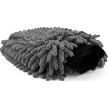 The Collection Chenille Wash Mitt Dark Grey