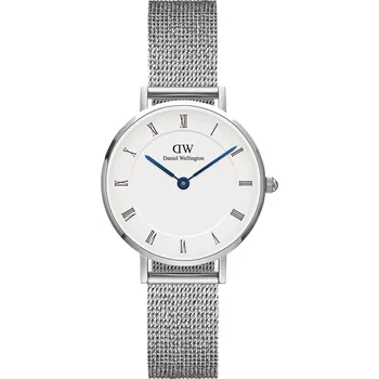 Hodinky Daniel Wellington dámské hodinky mesh Petite Sterling kulaté DW00100684