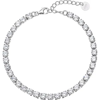 Náramek Stříbrný luxusní tenisový náramek 13097.1