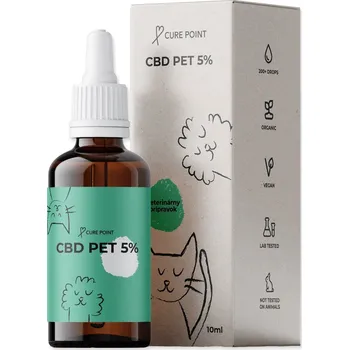 CBD CURE POINT Olej CBD PET 5% 10 ml
