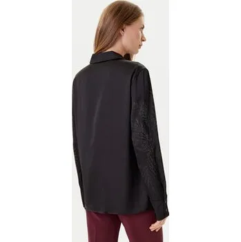 Pánská košile Guess Košile W5YH40 WFQC2 Černá Regular Fit XXL