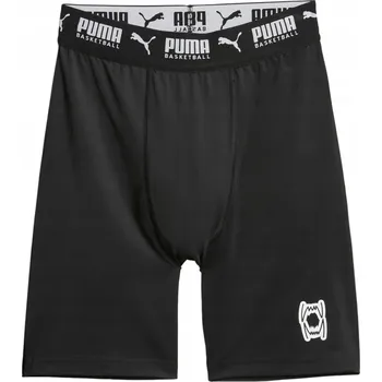Kraťasy basketbalové kraťasy PUMA Hoops Team Baselayer puma černé M