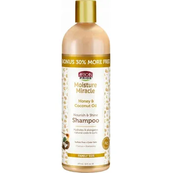 Šampon African Pride Moisture Miracle Honey & Coconut Oil Shampoo šampon s medem a kokosovým olejem