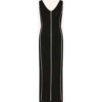 Dámské šaty Hugo Dámské Pletené Šaty Sharrinys, černá / režná, 34