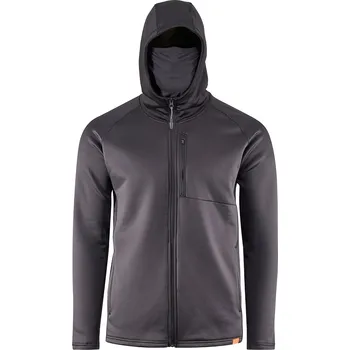 Rybářské oblečení Grundéns Grundés Mikina Grundies Thermal FZ Hoodie Black Velikost: L