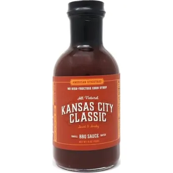 Omáčka American Stockyard BBQ omáčka KC Classic Sweet&Smoky 425 g