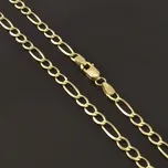 Goldpoint Zlatý řetízek vzor Figaro Váha: 5.77 g, Délka: 55 cm
