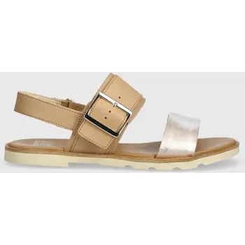 Dámské sandále Kožené sandály Sorel ELLA III SLINGBACK dámské, béžová barva, 2069721246 80X, EUR 38