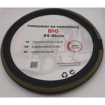 Potah na volant Potah na volant TRUCK 44-46cm černo/hnědá