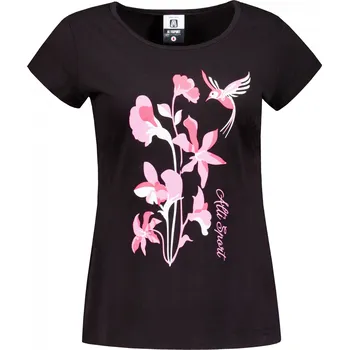 Dámská móda Dámské triko ALTISPORT ALW191122 ČERNORŮŽOVÁ M