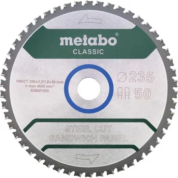 Pila METABO PILA KOTOUČOVÁ FZ/FA 230x30x50z NA OCEL, SENDVIČOVÉ PANELY - ŘADA CLASSIC