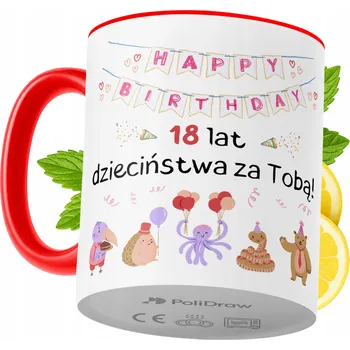 Hrnek Polidraw Hrnek Polidraw Narozeniny18 keramika 330 ml