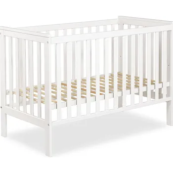 Dětská postýlka Klups Dětská postýlka se zábranou IWON 120x60 cm bílá