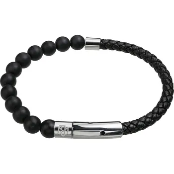 Náramek Paul McNeal Paul Mc Neal Náramek Fundy Black Leather MB0008SBB
