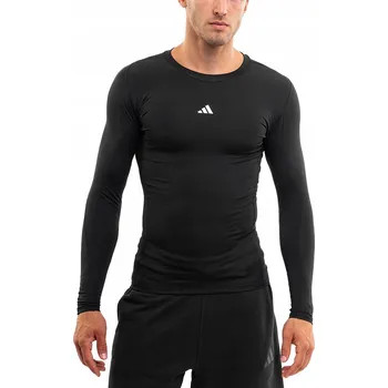 Pánské tričko adidas Techfit s dlouhým rukávem černé JP2944 M